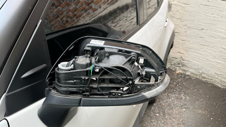 Así le quedó el carro a un concejal de Ibagué Así le quedó el carro a un concejal de Ibagué