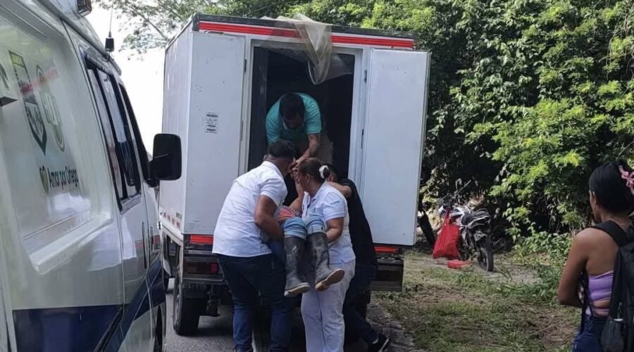 Dos heridos tras accidente de tránsito en la vía Ortega–Chaparral Dos heridos tras accidente de tránsito en la vía Ortega–Chaparral