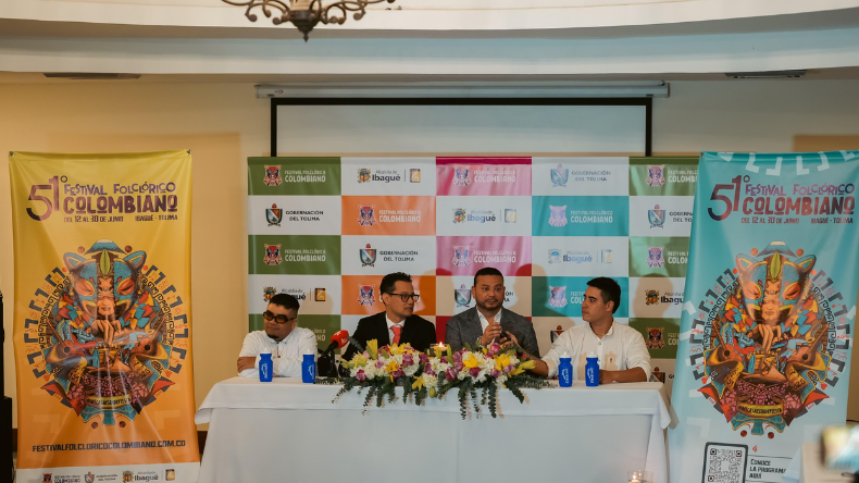 Esta es la imagen de la edición 51 del Festival Folclórico Colombiano Esta es la imagen de la edición 51 del Festival Folclórico Colombiano