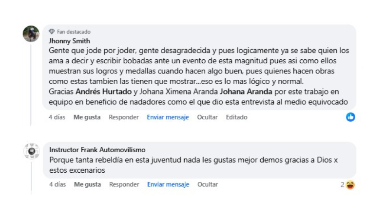 Críticas Avendaño