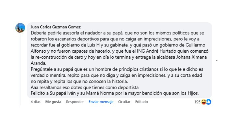 Críticas Avendaño