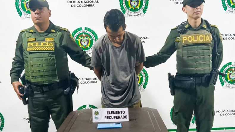 Robó un celular y fue capturado en el centro de Ibagué Robó un celular y fue capturado en el centro de Ibagué
