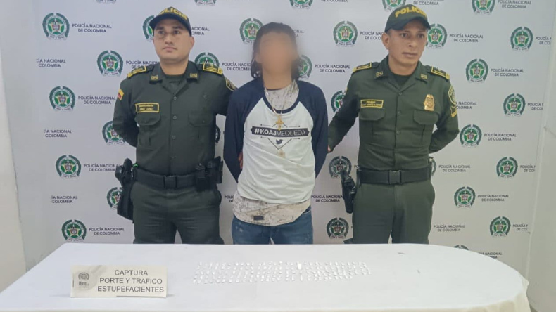 Capturaron a reconocido expendedor de drogas de El Salado Capturaron a reconocido expendedor de drogas de El Salado