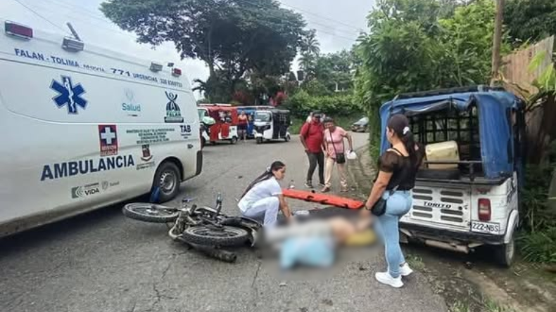 Falleció un hombre tras choque entre moto y motocarro en la vía Falan – Palocabildo Falleció un hombre tras choque entre moto y motocarro en la vía Falan – Palocabildo