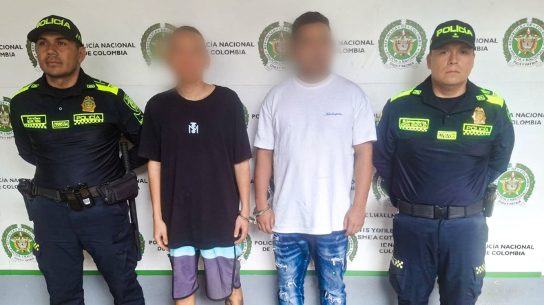 Capturaron a dos hombres armados en el centro de Ibagué Capturaron a dos hombres armados en el centro de Ibagué