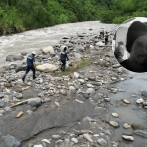 Continúa búsqueda de hombre arrastrado por el río Guarinó al intentar salvar a su hermana Continúa búsqueda de hombre arrastrado por el río Guarinó al intentar salvar a su hermana