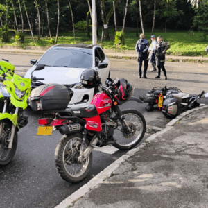 Agente de tránsito en presunto estado de embriaguez habría causado accidente en Ibagué