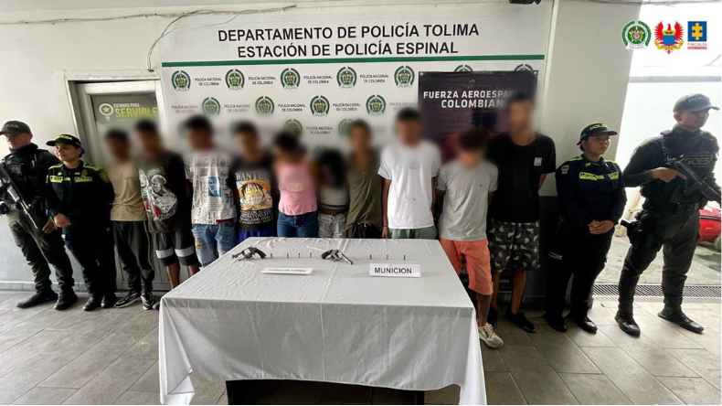 Desarticularon banda en El Espinal dedicada al tráfico de estupefacientes Desarticularon banda en El Espinal dedicada al tráfico de estupefacientes