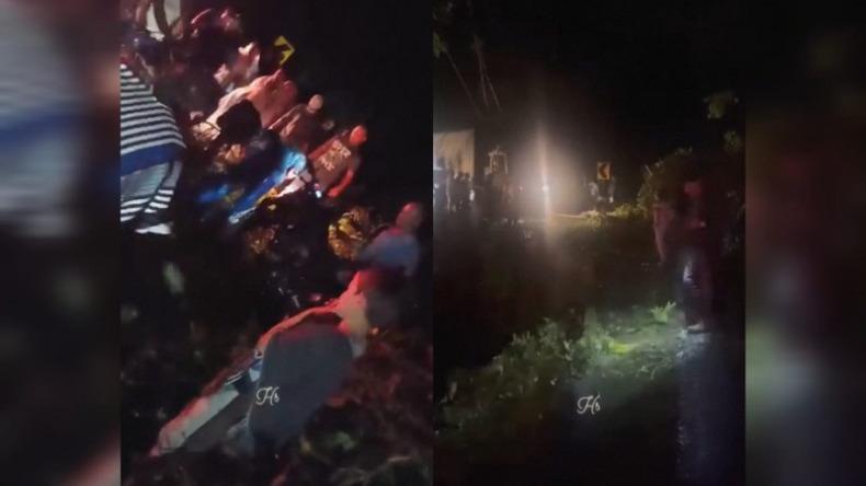 Emergencia por derrumbe entre San Felipe y Falán Emergencia por derrumbe entre San Felipe y Falán