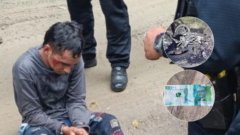 Intentó estafar con billetes falsos y la comunidad le dio su ‘cariñito’ en Tapias Intentó estafar con billetes falsos y la comunidad le dio su ‘cariñito’ en Tapias
