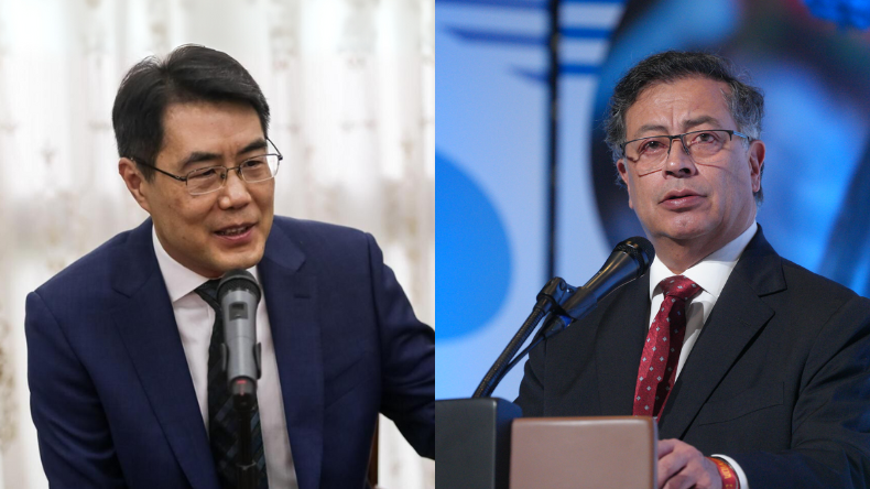 Embajador de China le echó ‘vainazo’ a Petro por el Metro de Bogotá