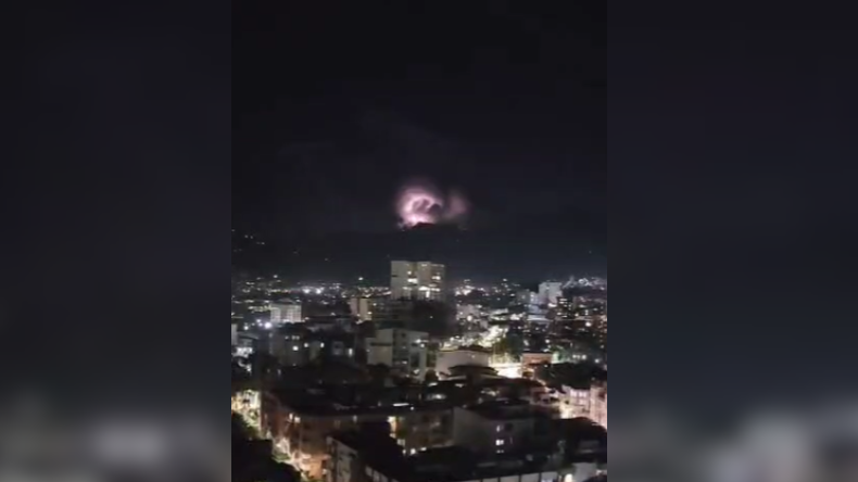 Autoridades descartan emergencia en el volcán Machín: fue una tormenta eléctrica Autoridades descartan emergencia en el volcán Machín: fue una tormenta eléctrica