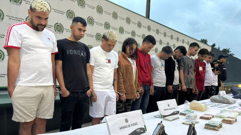 Capturaron a 11 integrantes del Tren de Aragua en Bogotá Capturaron a 11 integrantes del Tren de Aragua en Bogotá