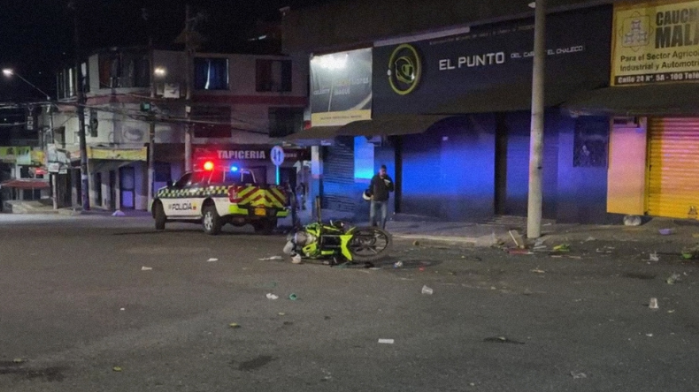 Persecución policial en Ibagué terminó en accidente