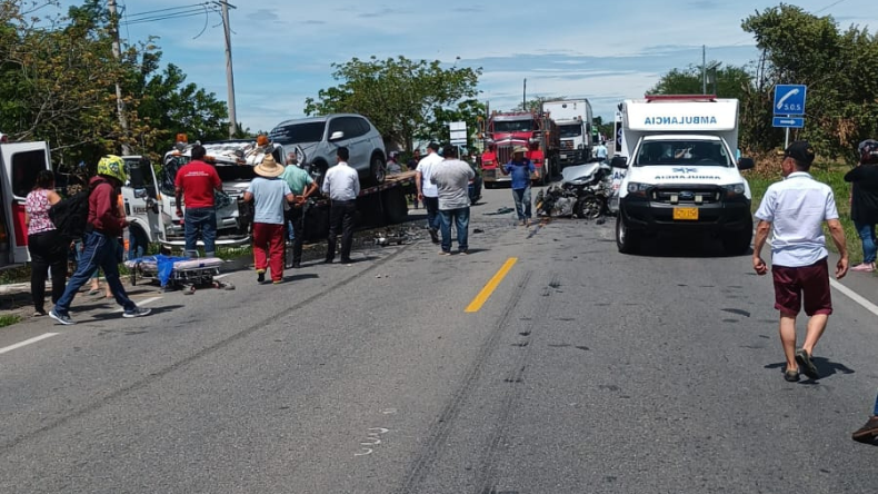 Dos heridos deja accidente en la vía Ibagué – Alvarado Dos heridos deja accidente en la vía Ibagué – Alvarado