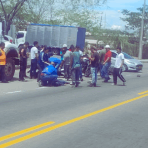 Violento choque dejó sin vida a un motociclista a las afueras de Ibagué