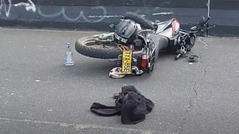 Motociclista presuntamente alicorado arrolló a deportista en ciclovía de Ibagué Motociclista presuntamente alicorado arrolló a deportista en ciclovía de Ibagué