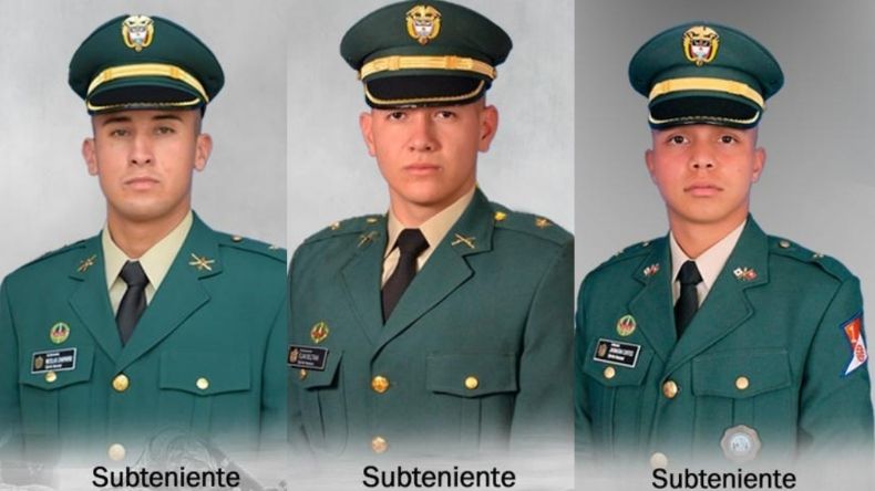 Hallan los cuerpos de los tres subtenientes desaparecidos en Tolemaida