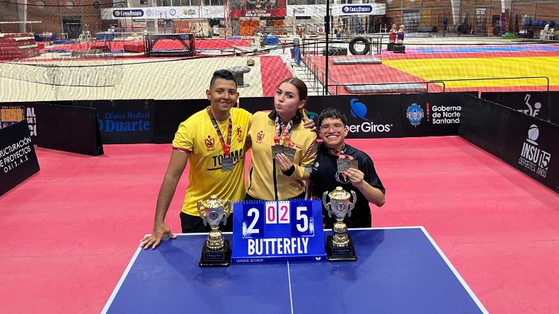 Paratenistas de Mesa tolimenses consiguieron doble oro y clasificación internacional Paratenistas de Mesa tolimenses consiguieron doble oro y clasificación internacional