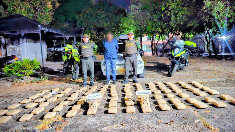 Detenido en Saldaña con 117 kilogramos de marihuana quedó en libertad Detenido en Saldaña con 117 kilogramos de marihuana quedó en libertad
