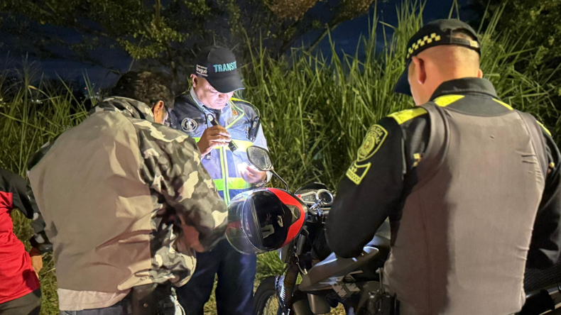 Seis comparendos por embriaguez durante operativos de tránsito en Ibagué
