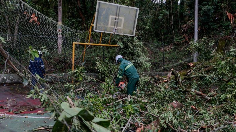 Alcaldía repara daños en alumbrado público tras lluvias en Ibagué Alcaldía repara daños en alumbrado público tras lluvias en Ibagué