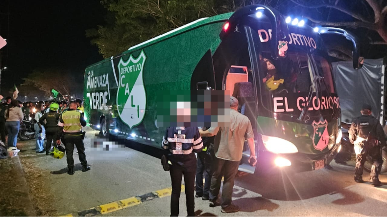 Un hincha del Cali murió atropellado por el bus del equipo Un hincha del Cali murió atropellado por el bus del equipo