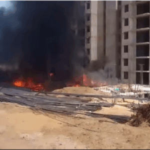 Incendio en obra civil de Melgar dejó millonarias pérdidas Incendio en obra civil de Melgar dejó millonarias pérdidas