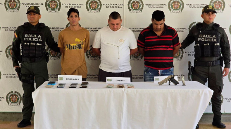 Judicializados tres integrantes de banda que extorsionaba familias en Ibagué Judicializados tres integrantes de banda que extorsionaba familias en Ibagué