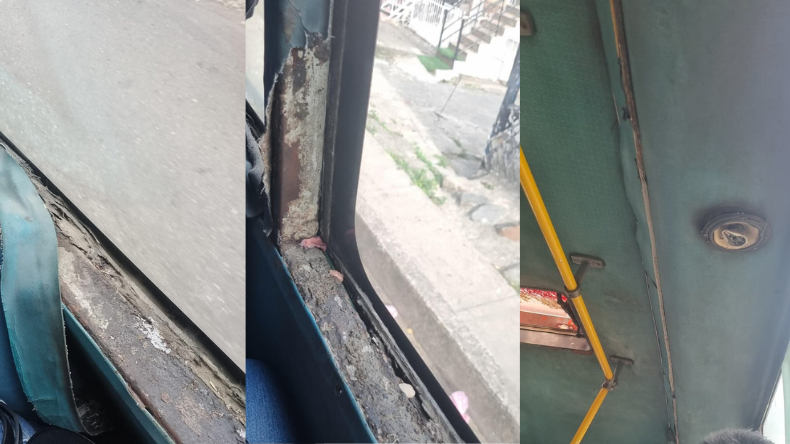 Denuncian mal estado e insalubridad en buses del transporte público de Ibagué