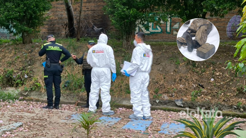 Con bloques de cemento en sus pies hallaron un muerto en canal de Ibagué Con bloques de cemento en sus pies hallaron un muerto en canal de Ibagué