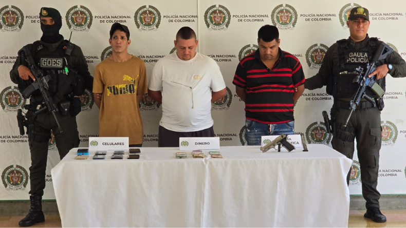 Desarticularon banda dedicada a la extorsión en Ibagué Desarticularon banda dedicada a la extorsión en Ibagué