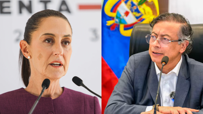 Presidenta de México desmiente a Petro Presidenta de México desmiente a Petro
