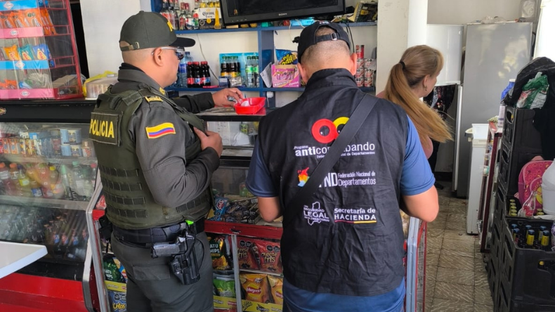 Golpe al contrabando: clausuran establecimientos en norte, sur y capital del Tolima