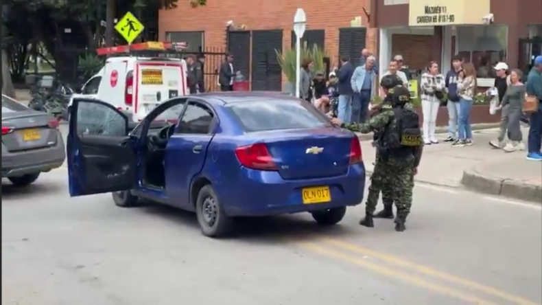 Tiroteo en el norte de Bogotá dejó tres soldados heridos Tiroteo en el norte de Bogotá dejó tres soldados heridos