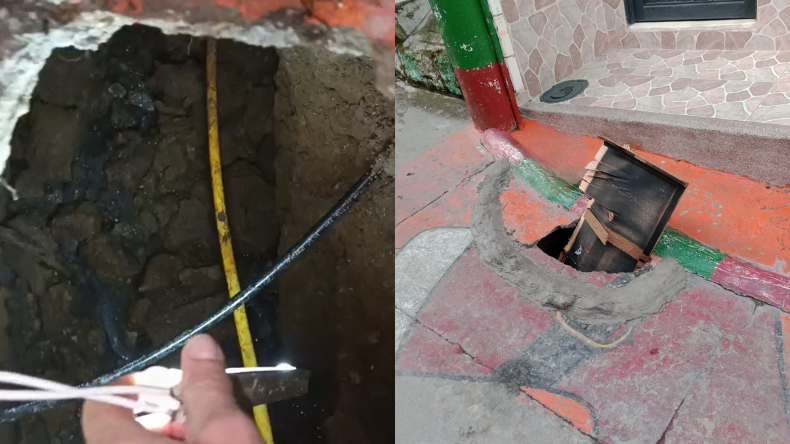 Comunidad alerta peligro por hueco en el barrio Villa del Norte