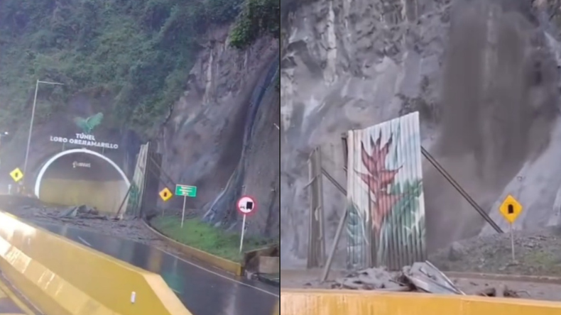 Emergencia en la vía Calarcá – Cajamarca Emergencia en la vía Calarcá – Cajamarca