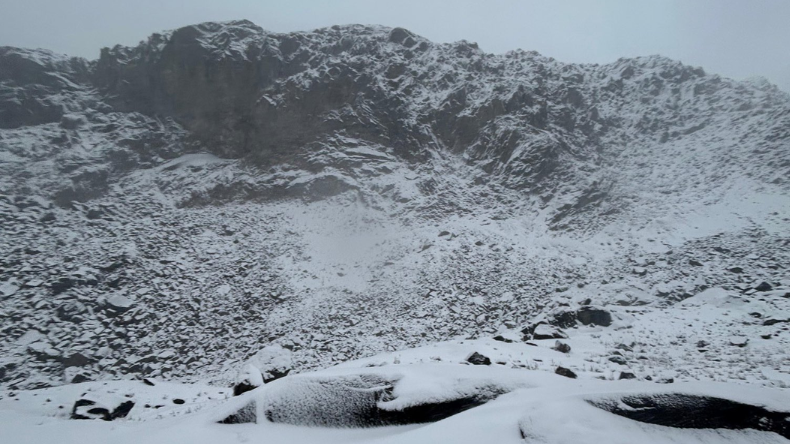Fuerte nevada cubrió el Parque de Los Nevados Fuerte nevada cubrió el Parque de Los Nevados