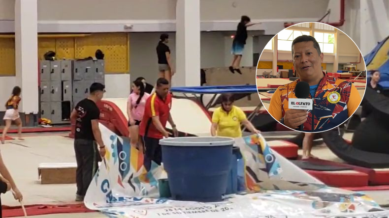 “El agua se metió por la fuerza del viento”: gerente de Liga de Gimnasia del Tolima “El agua se metió por la fuerza del viento”: gerente de Liga de Gimnasia del Tolima