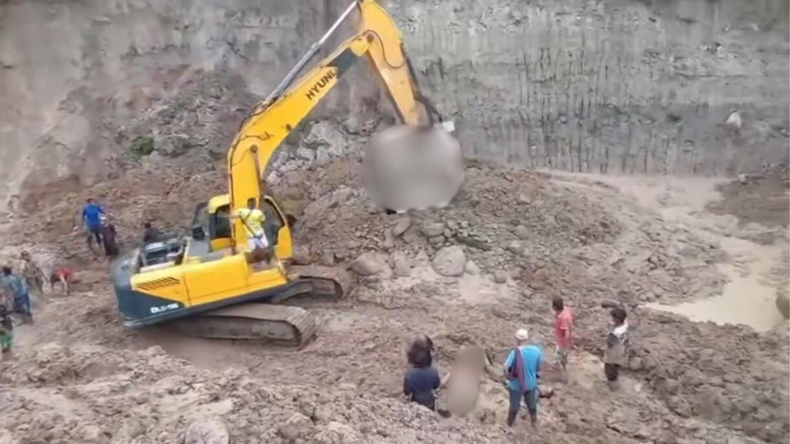 Derrumbe en mina ilegal de Ataco dejó cinco muertos Derrumbe en mina ilegal de Ataco dejó cinco muertos