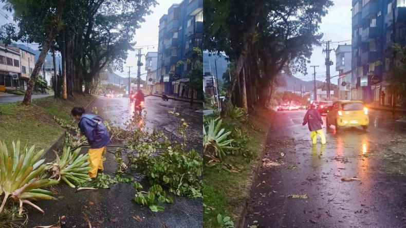 Lluvias ocasionaron emergencias en Ibagué Lluvias ocasionaron emergencias en Ibagué