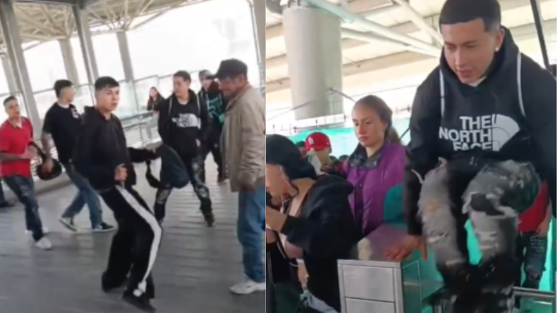 Colados de Transmilenio atacaron con cuchillos a guardas de seguridad