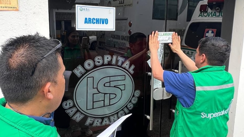 Supersalud asume el control por un año de la USI Supersalud asume el control por un año de la USI