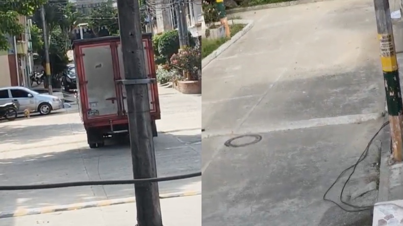 Turbo reventó cables de la luz y se fugó sin responder en Fuente Santa Turbo reventó cables de la luz y se fugó sin responder en Fuente Santa