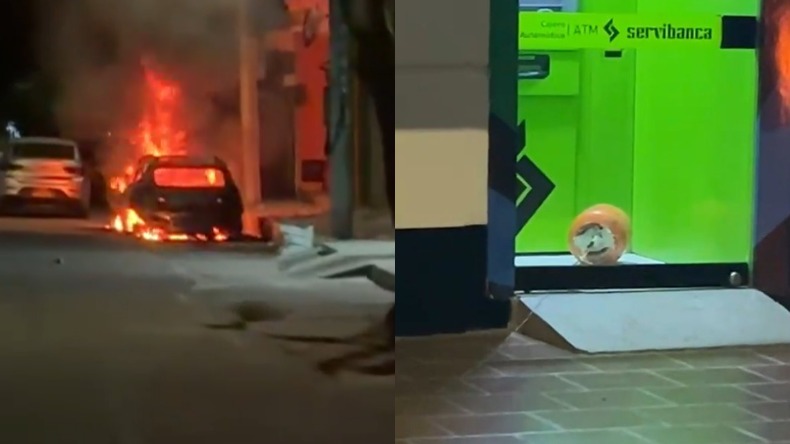 Disidencias de las Farc atacaron con cilindros bomba la estación de Policía de Tesalia Disidencias de las Farc atacaron con cilindros bomba la estación de Policía de Tesalia