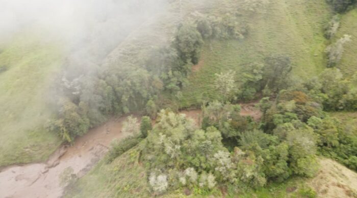 Alerta en el norte del Tolima por deslizamiento que amenaza ríos