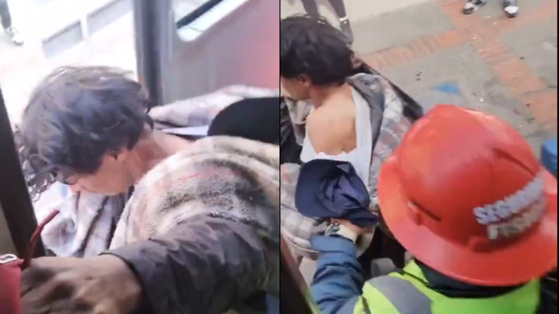Habitante de calle intentó robar a pasajeros de Transmilenio