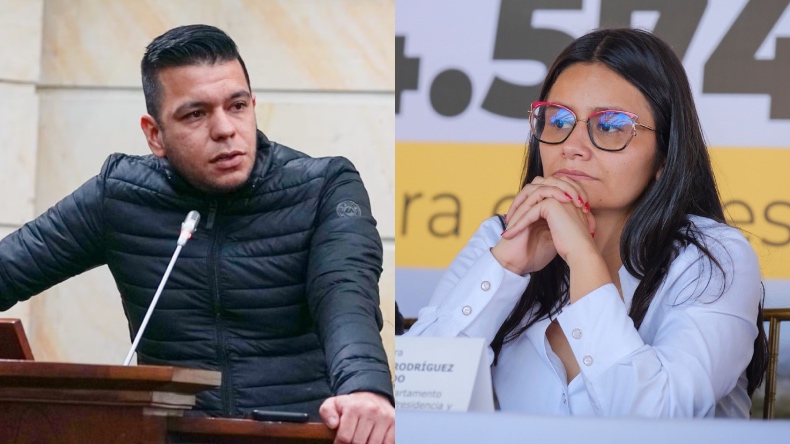 Jota Pe confronta a Angie Rodríguez durante acto de reconocimiento Jota Pe confronta a Angie Rodríguez durante acto de reconocimiento