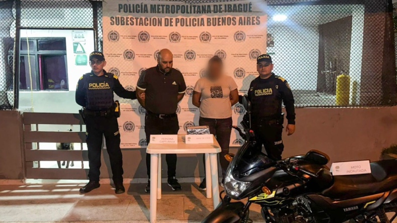 Pareja fue detenida con más de tres kilos de base de cocaína