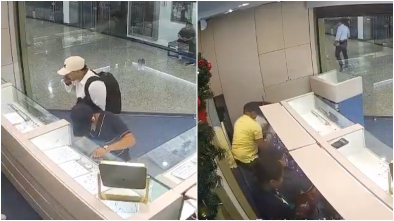 Así inició la balacera en medio de un robo a joyería en Bucaramanga Así inició la balacera en medio de un robo a joyería en Bucaramanga